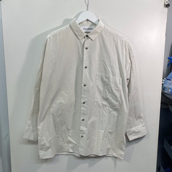 Calmer Off White Button-up - Picture 1 of 3